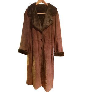 EUC | HTF | J Percy by Marvin Richards | 100% Suede | Brown | Maxi | Size: XL